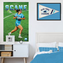 Load image into Gallery viewer, New York Charging Retro Canvas Pennant

