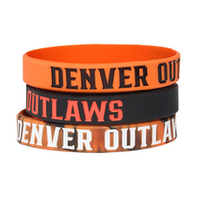 Load image into Gallery viewer, Denver Outlaws Wristbands - 3 Pack
